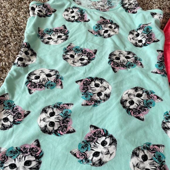 Junior Girl Kitty Cat and Elephant Tank Top-11/13 Blessed Be The Gift closet - Picture 5 of 5